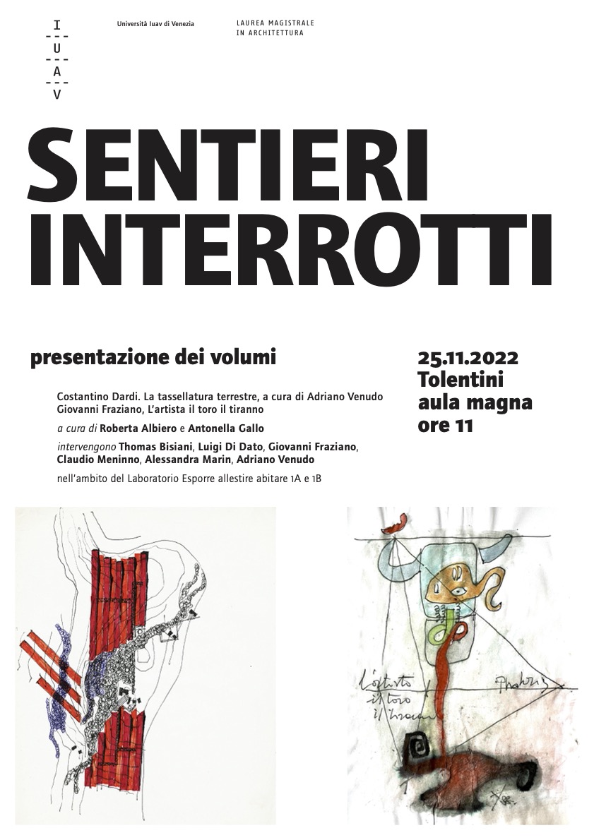 lezione, IUAV, sentieri interrotti, meninno, venezia, facoltà di architettura